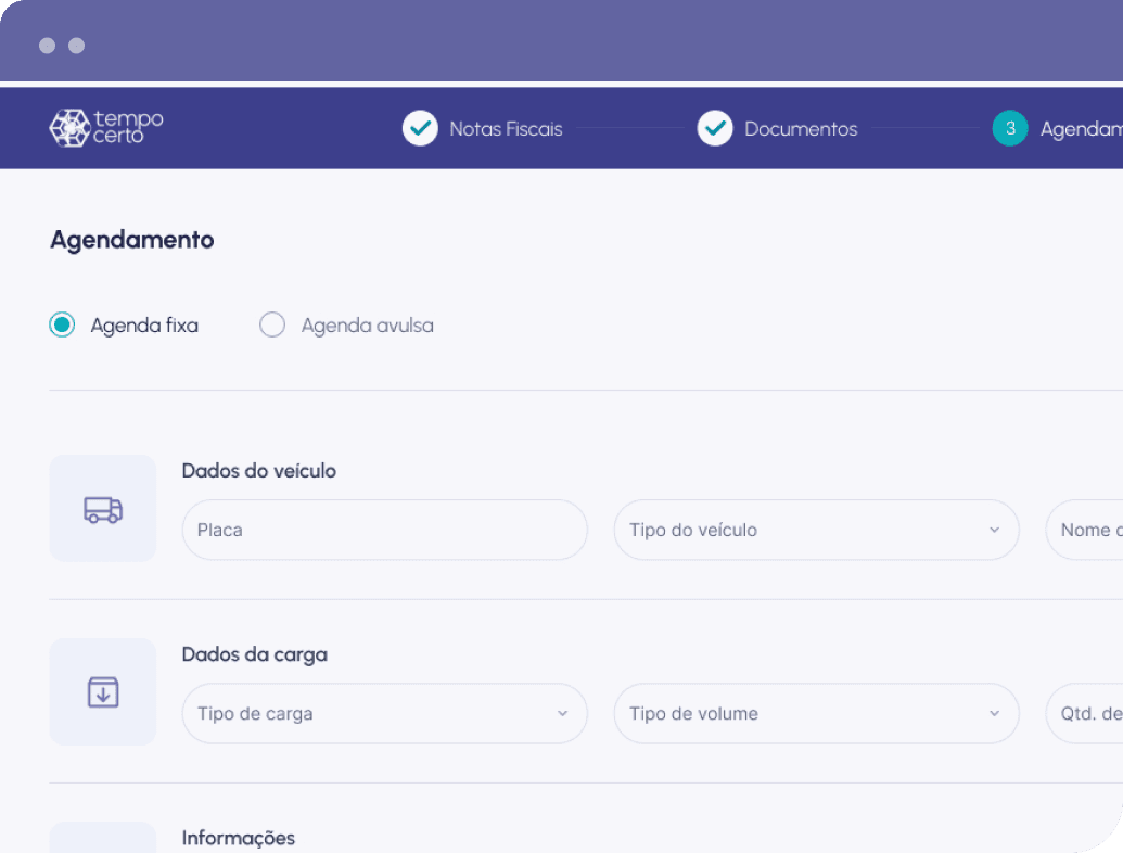 Agendamento com Horário Marcado