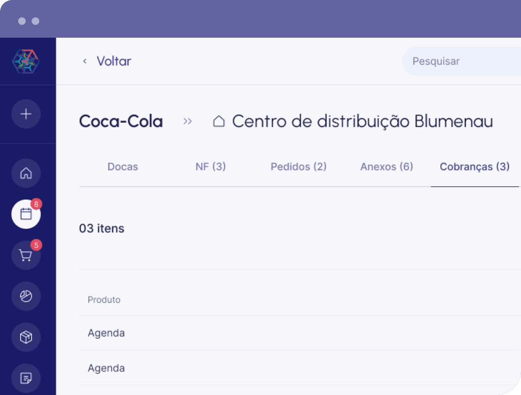 Controle de Cobrança de Descarga